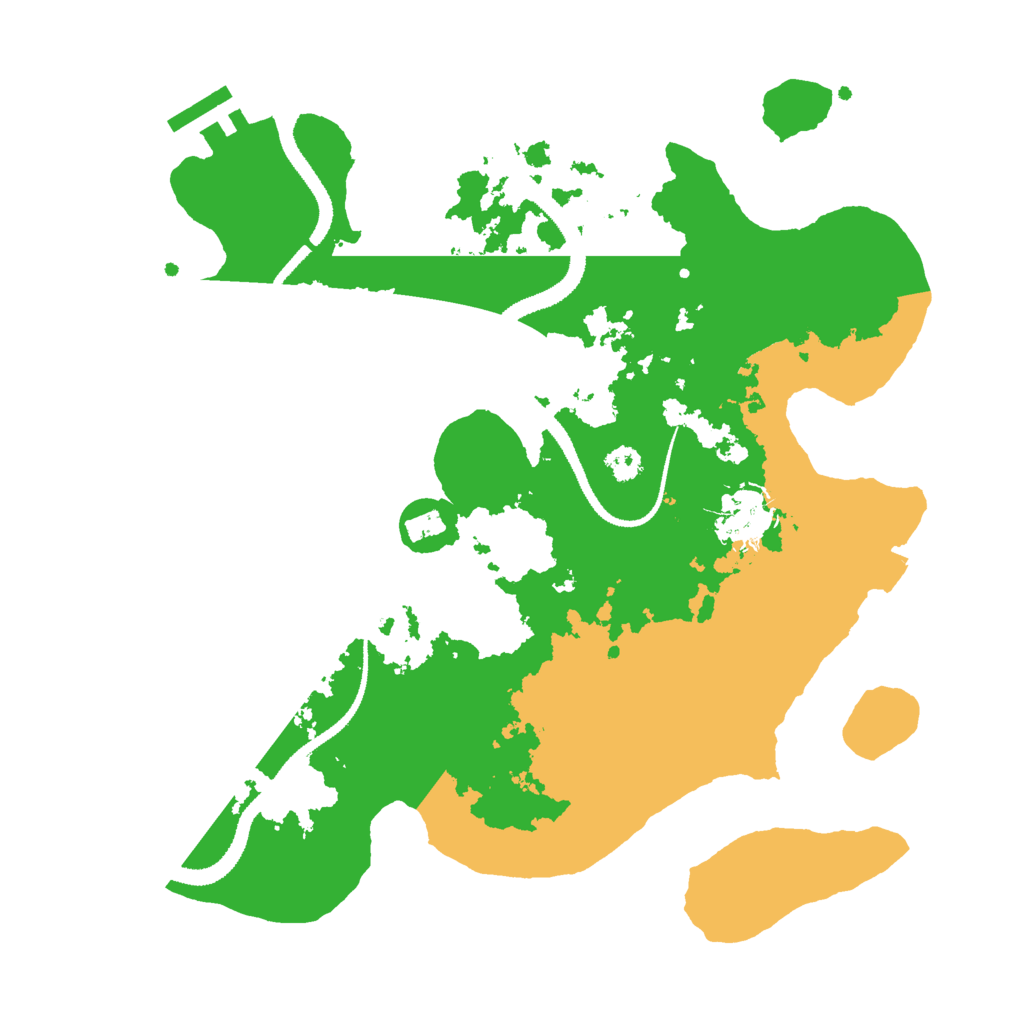 Biome Rust Map: Procedural Map, Size: 3000, Seed: 86598