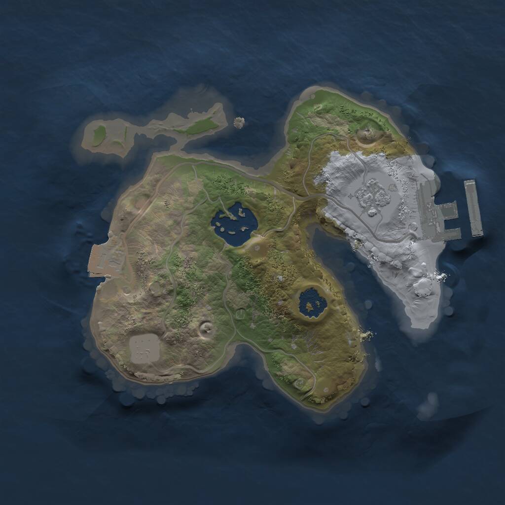 Rust Map: Procedural Map, Size: 1800, Seed: 1568702551, 4 Monuments