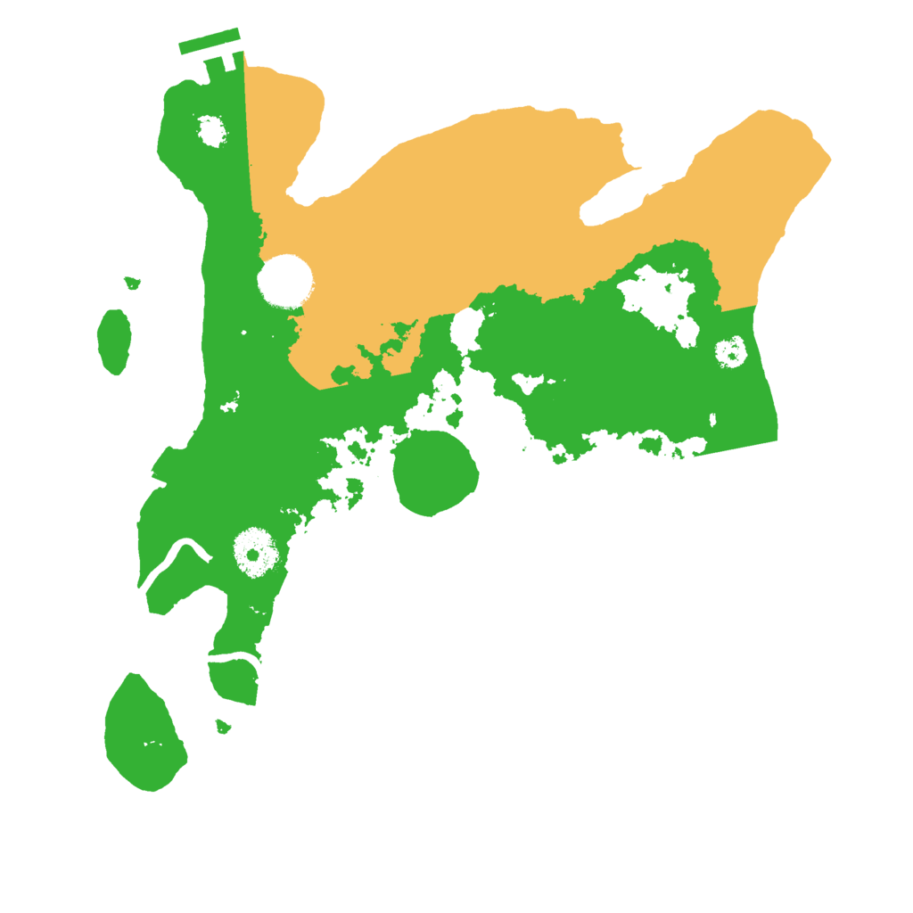 Biome Rust Map: Procedural Map, Size: 3000, Seed: 3267589