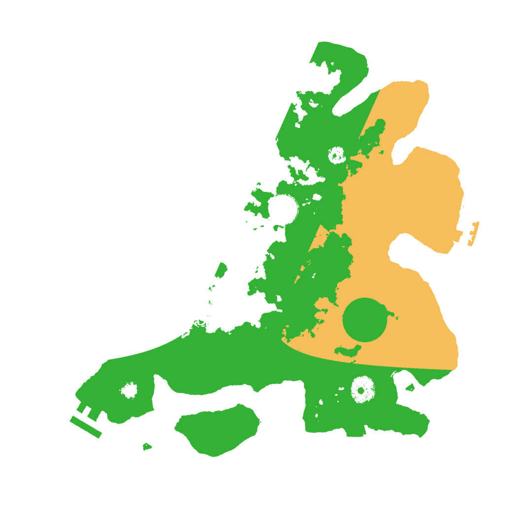Biome Rust Map: Procedural Map, Size: 3000, Seed: 869360708