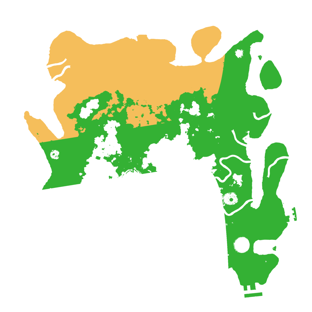 Biome Rust Map: Procedural Map, Size: 3500, Seed: 1981736234