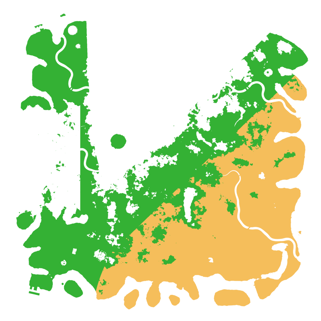 Biome Rust Map: Procedural Map, Size: 5999, Seed: 793197