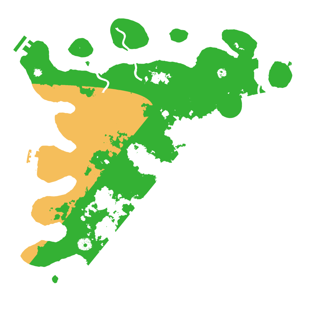 Biome Rust Map: Procedural Map, Size: 3500, Seed: 955683845