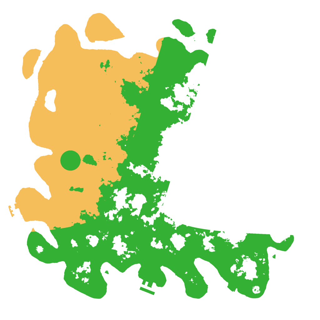 Biome Rust Map: Procedural Map, Size: 4192, Seed: 110497822