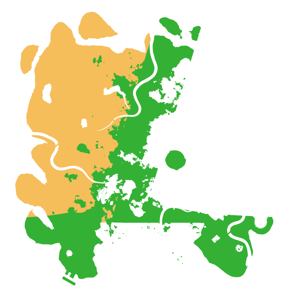 Biome Rust Map: Procedural Map, Size: 4192, Seed: 110497822