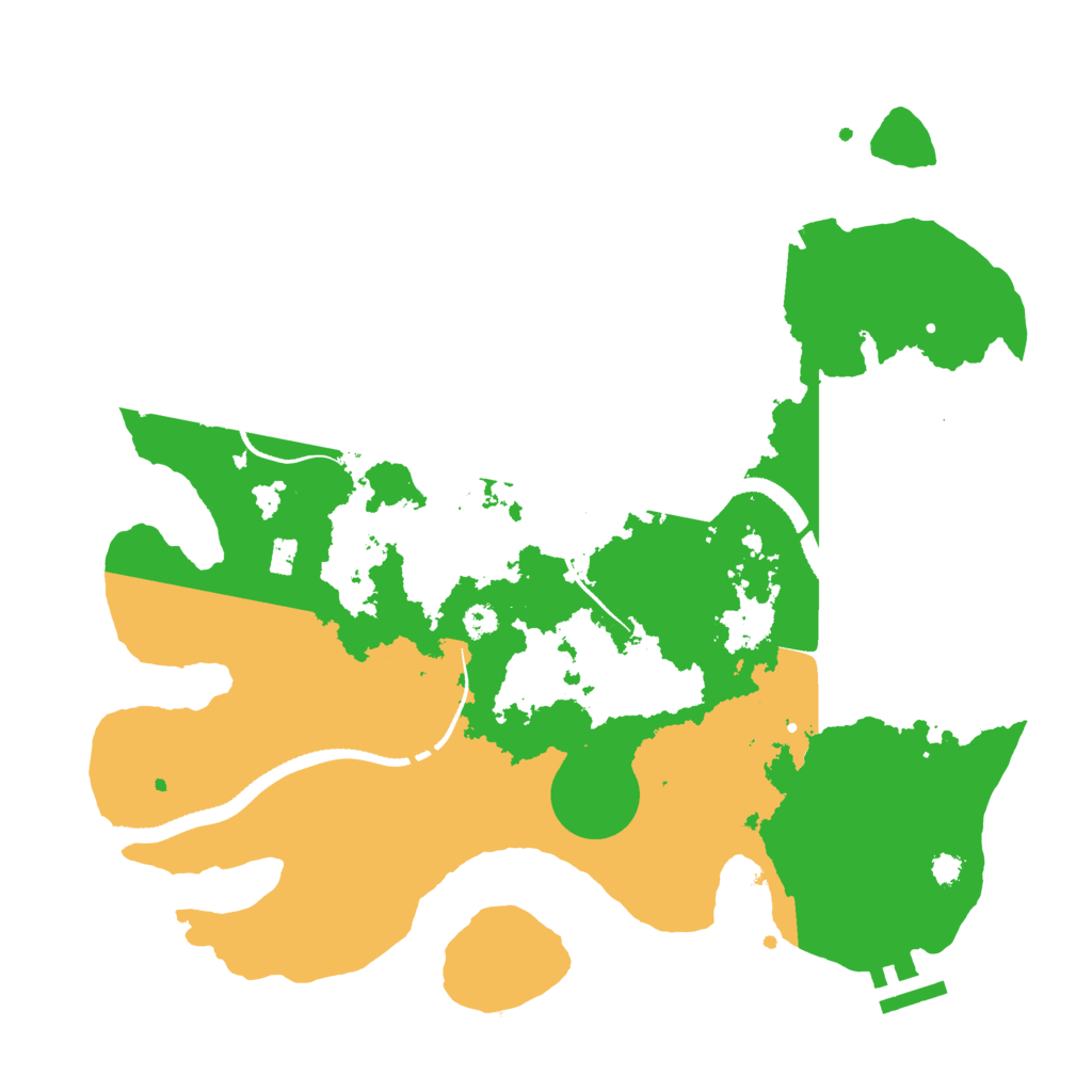 Biome Rust Map: Procedural Map, Size: 3250, Seed: 3453675