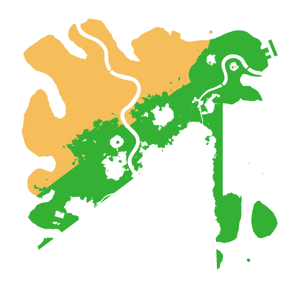 Biome Rust Map: Procedural Map, Size: 3500, Seed: 772182357