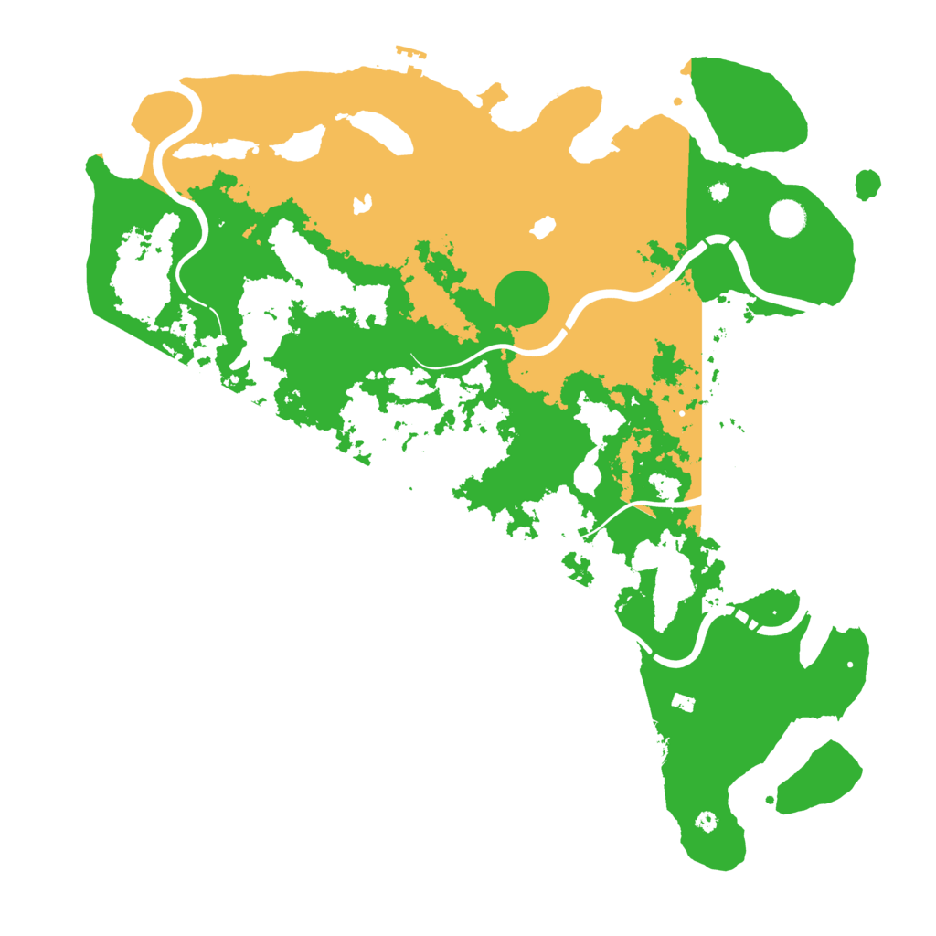 Biome Rust Map: Procedural Map, Size: 4500, Seed: 35000