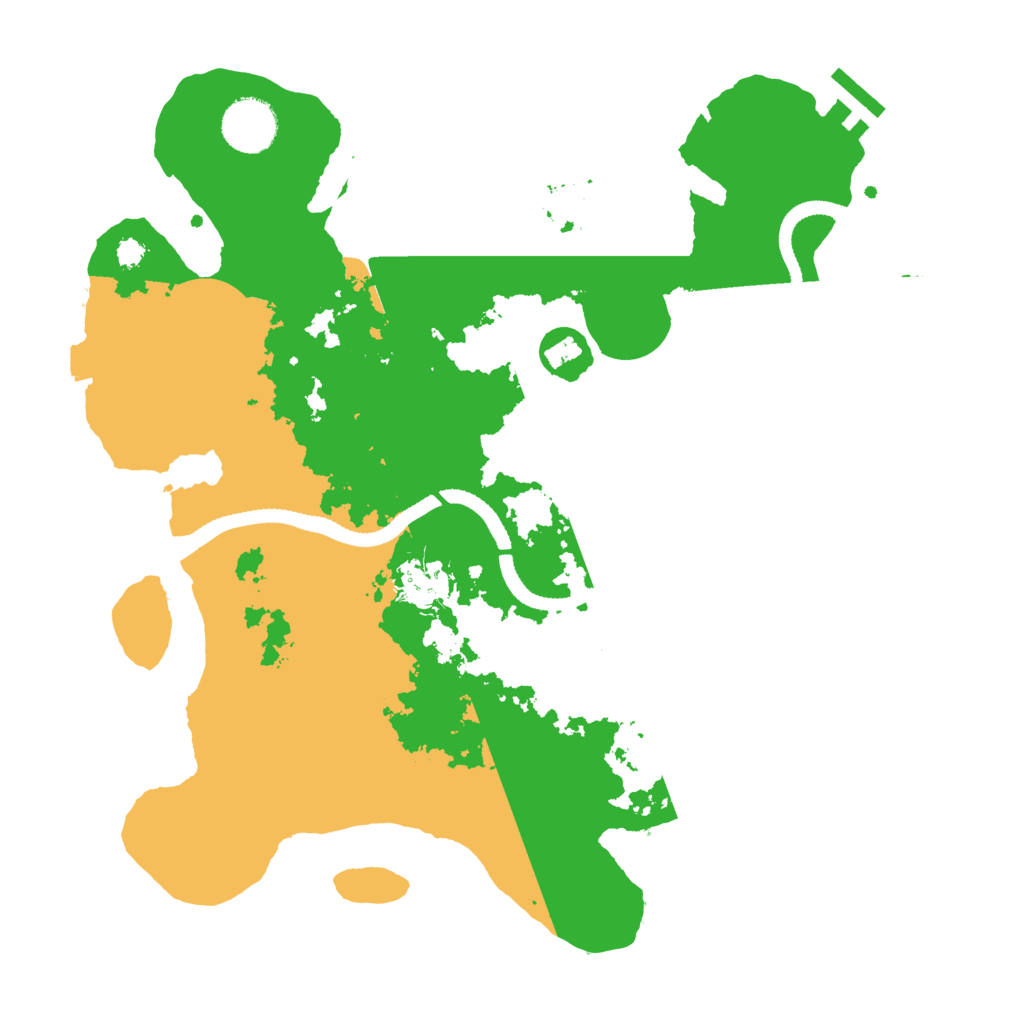 Biome Rust Map: Procedural Map, Size: 3300, Seed: 877853