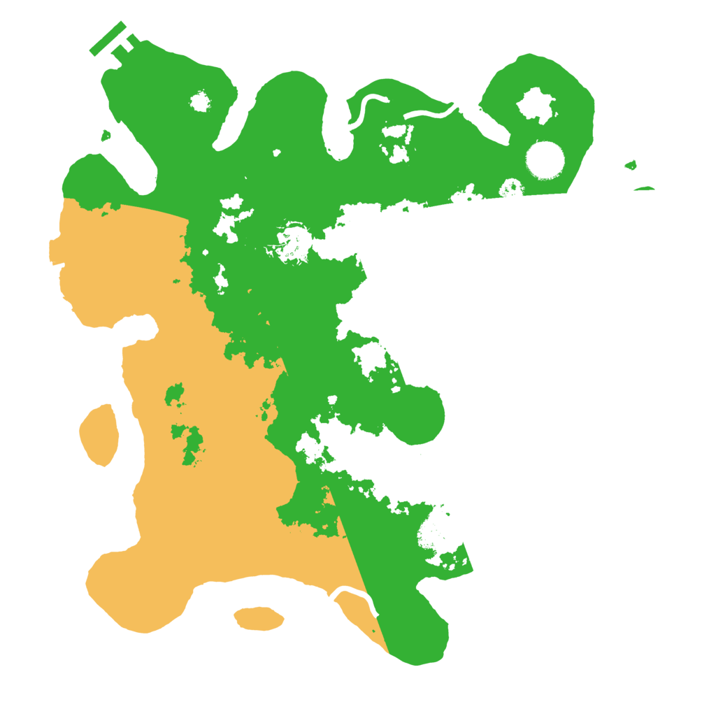 Biome Rust Map: Procedural Map, Size: 3300, Seed: 877853