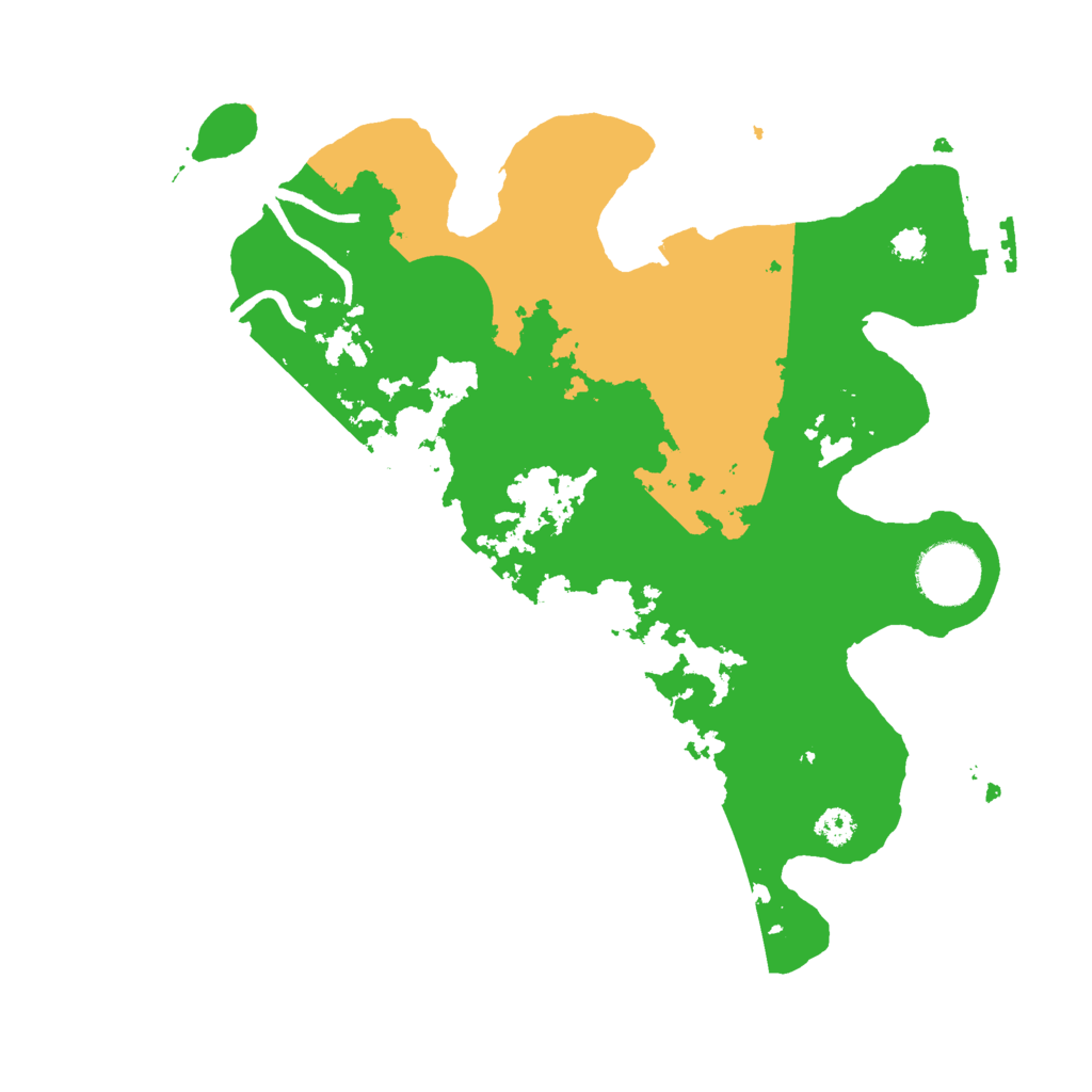 Biome Rust Map: Procedural Map, Size: 3000, Seed: 1379988423