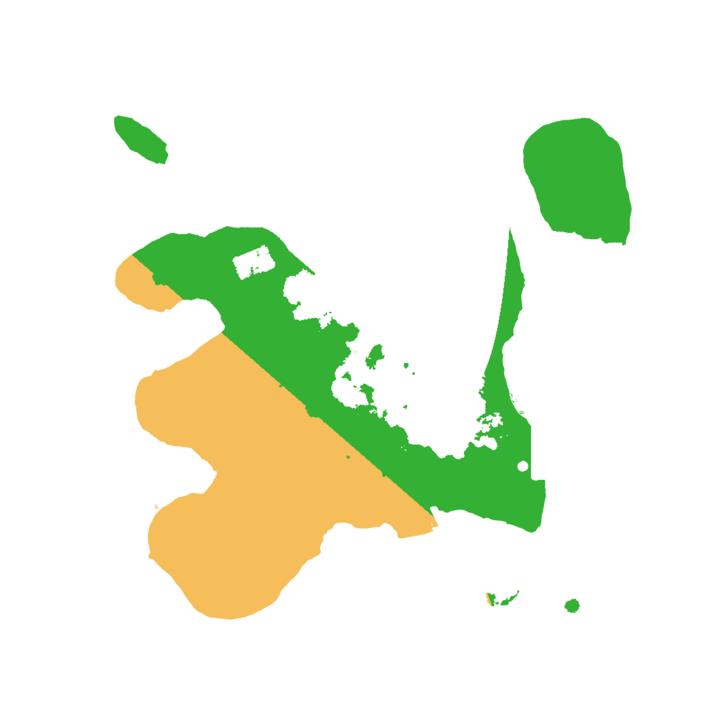 Biome Rust Map: Procedural Map, Size: 2000, Seed: 8394563