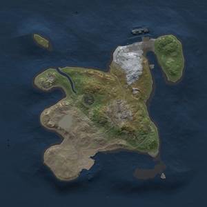 Thumbnail Rust Map: Procedural Map, Size: 2000, Seed: 8394563, 4 Monuments