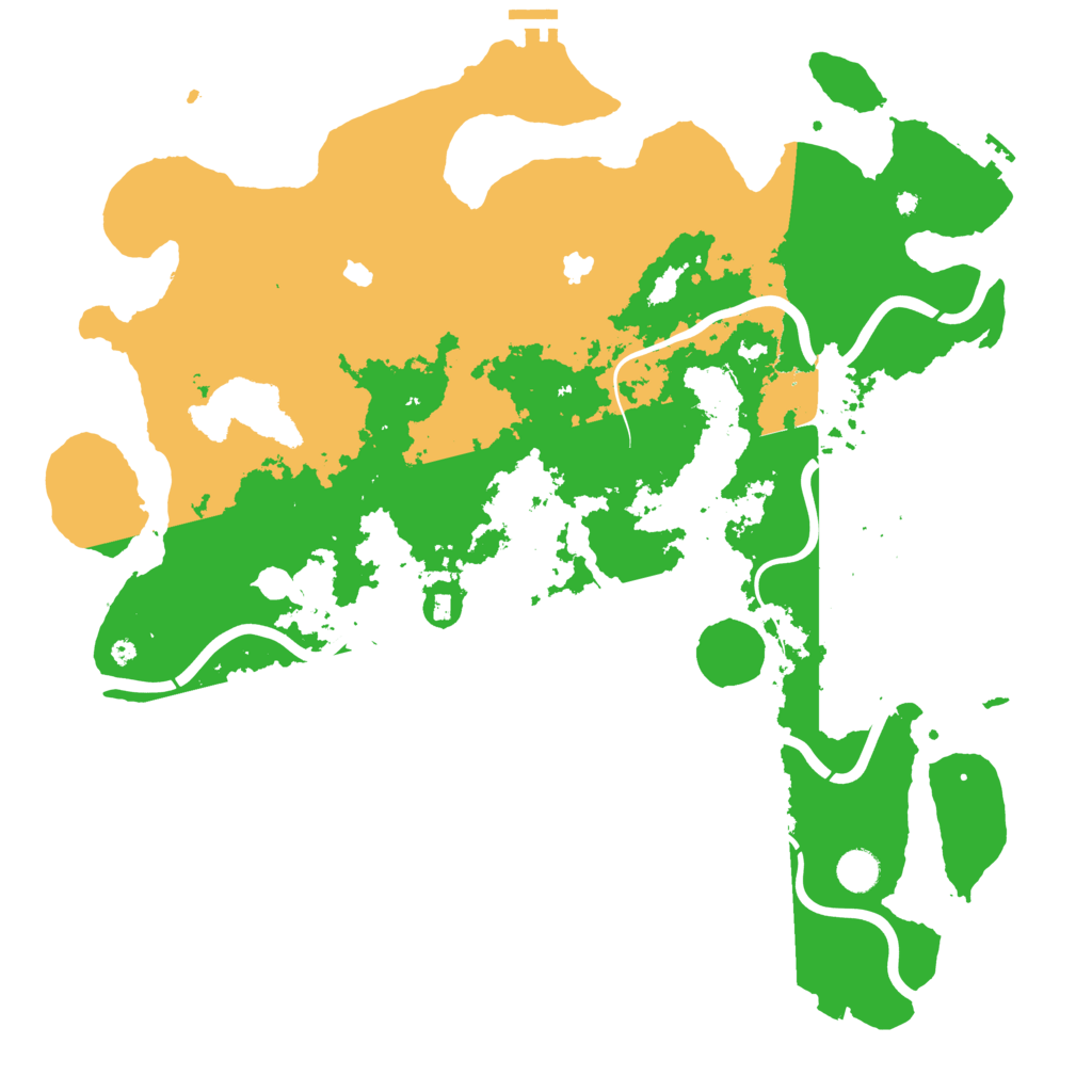 Biome Rust Map: Procedural Map, Size: 4500, Seed: 1244710441
