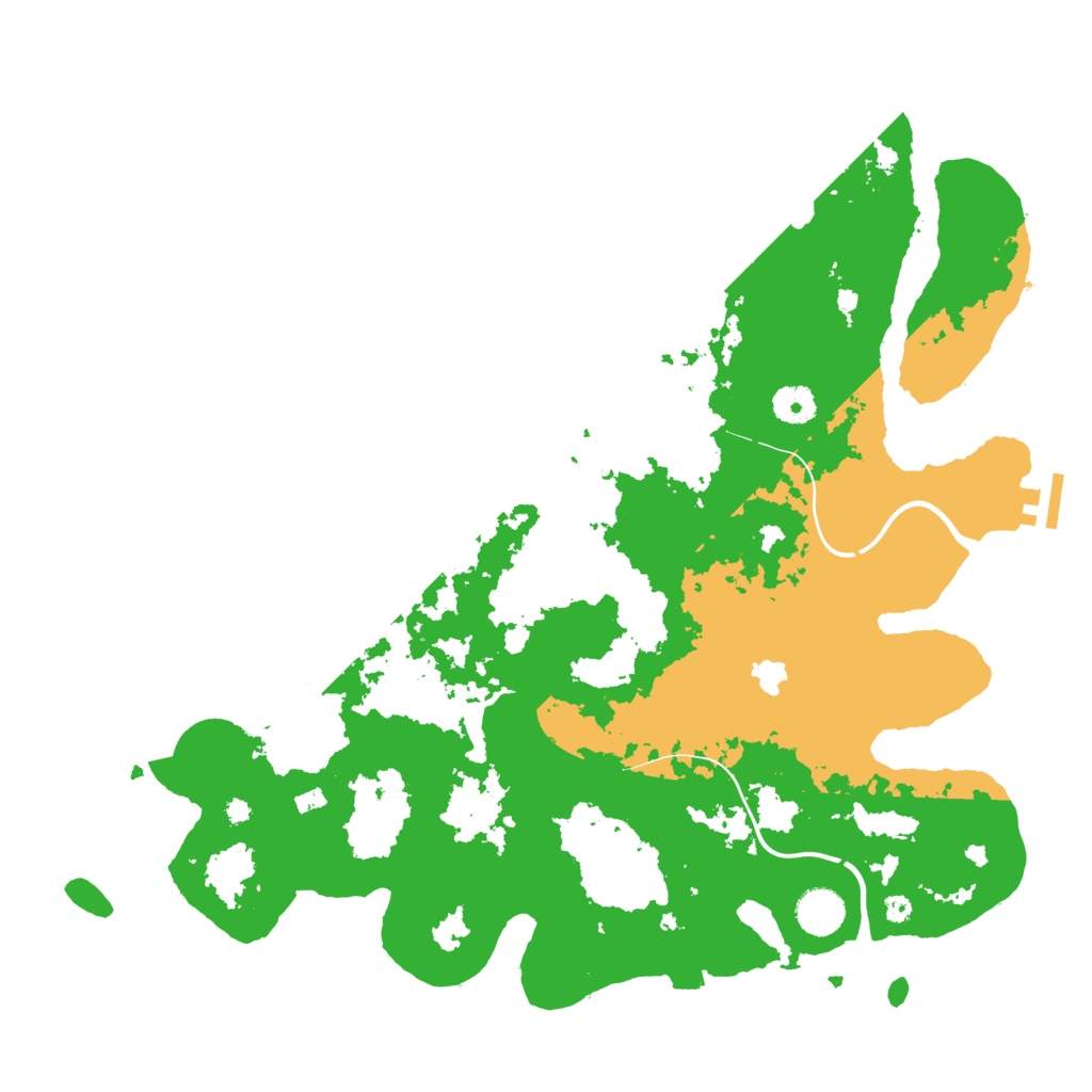 Biome Rust Map: Procedural Map, Size: 4000, Seed: 464564