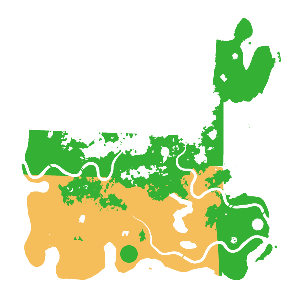 Biome Rust Map: Procedural Map, Size: 4500, Seed: 22223