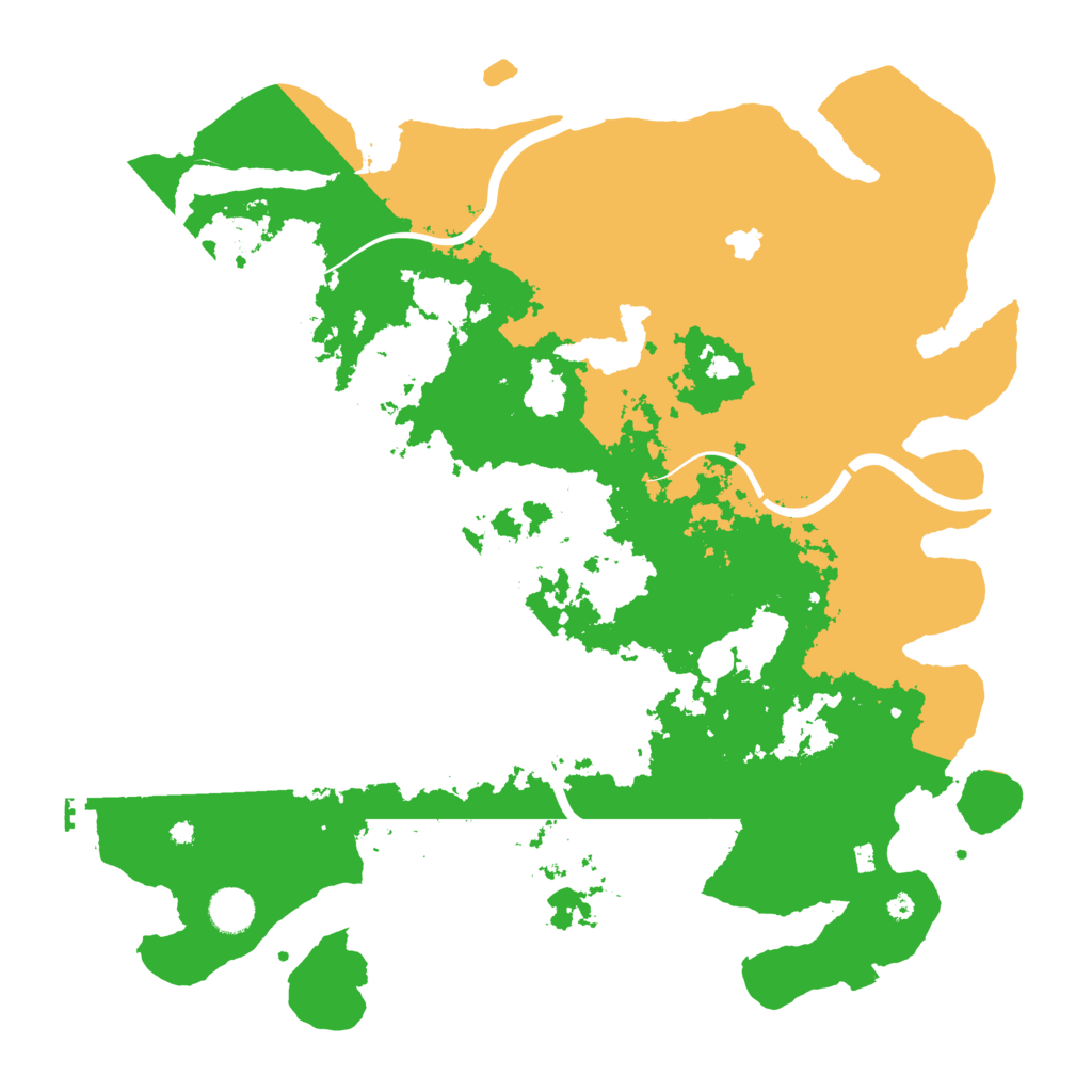 Biome Rust Map: Procedural Map, Size: 4200, Seed: 66061568