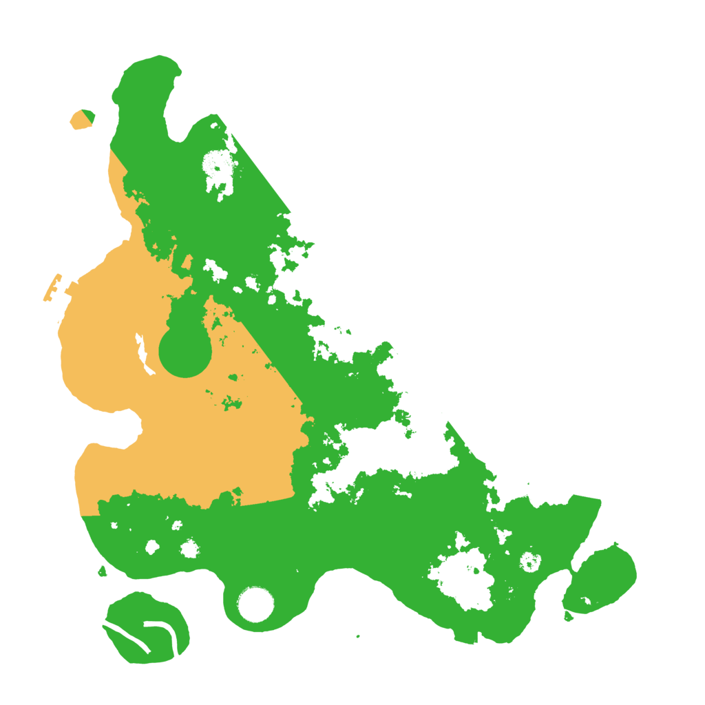 Biome Rust Map: Procedural Map, Size: 3500, Seed: 824144899