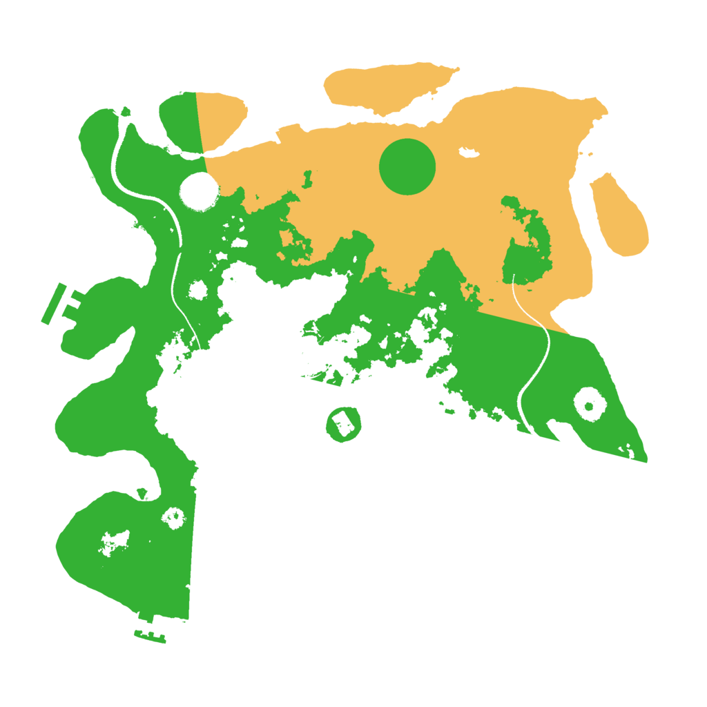Biome Rust Map: Procedural Map, Size: 3300, Seed: 1854