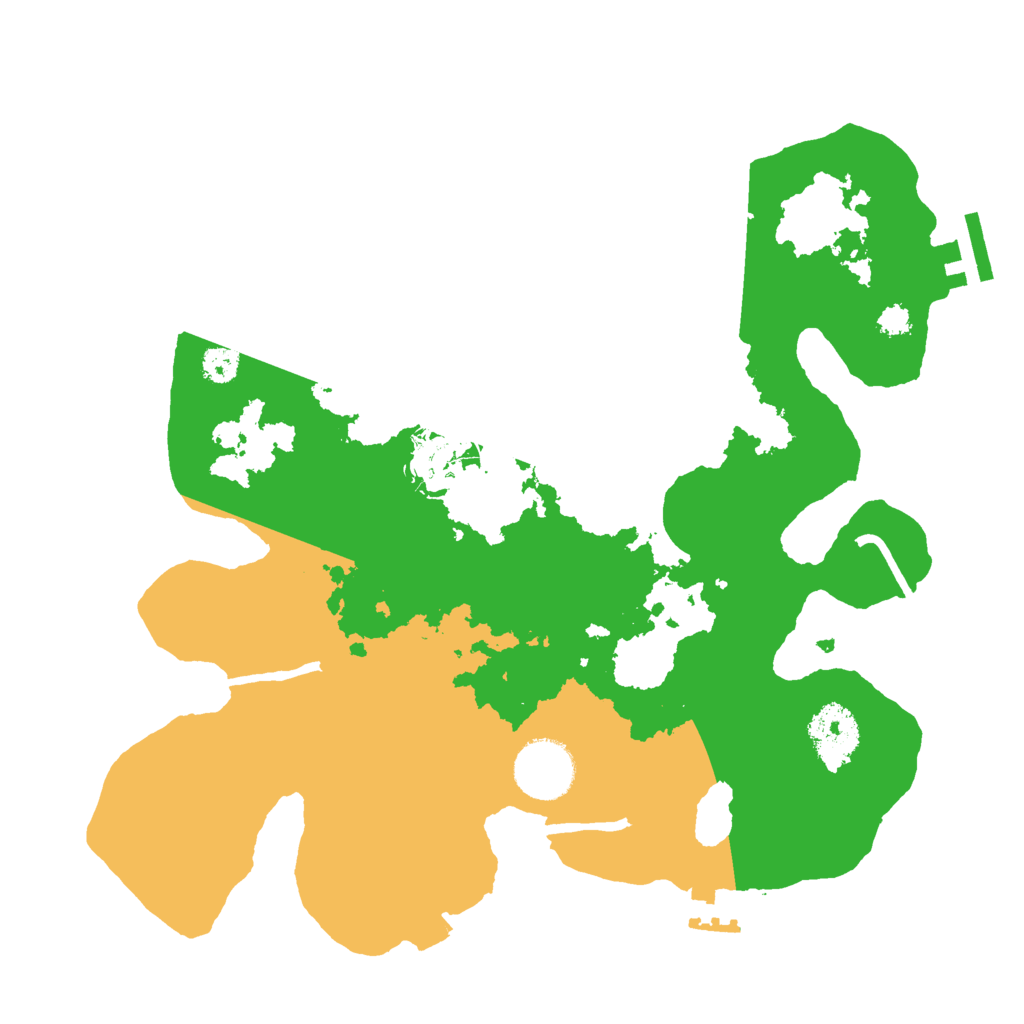 Biome Rust Map: Procedural Map, Size: 3000, Seed: 1237650223