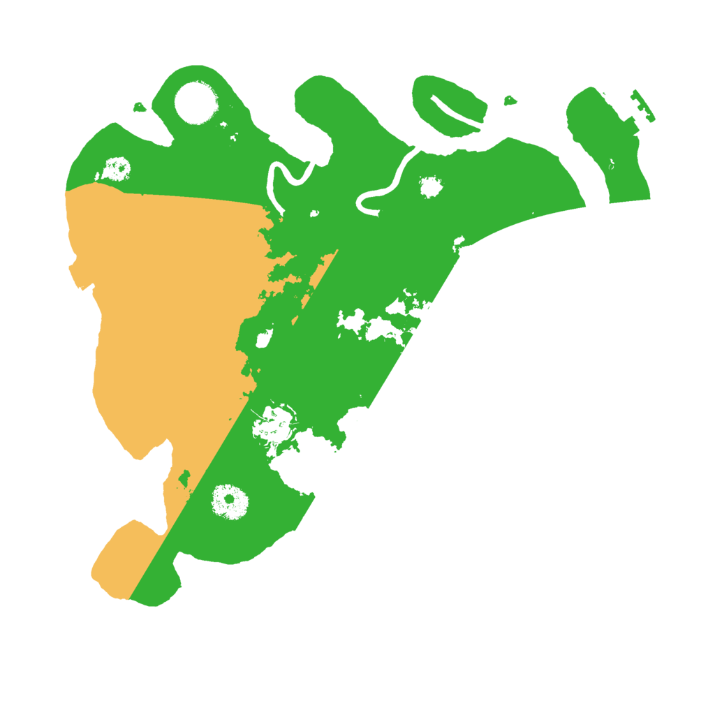 Biome Rust Map: Procedural Map, Size: 3000, Seed: 155259291