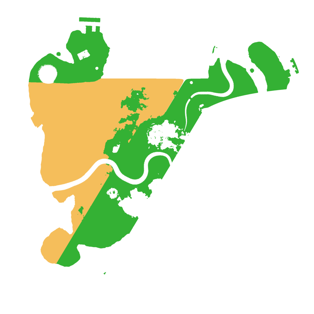 Biome Rust Map: Procedural Map, Size: 3000, Seed: 155259291