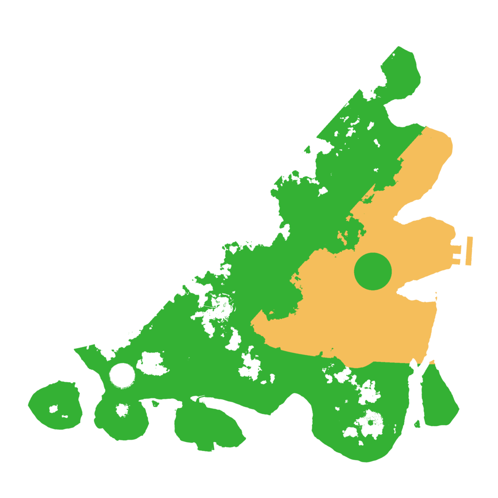 Biome Rust Map: Procedural Map, Size: 3500, Seed: 785217329