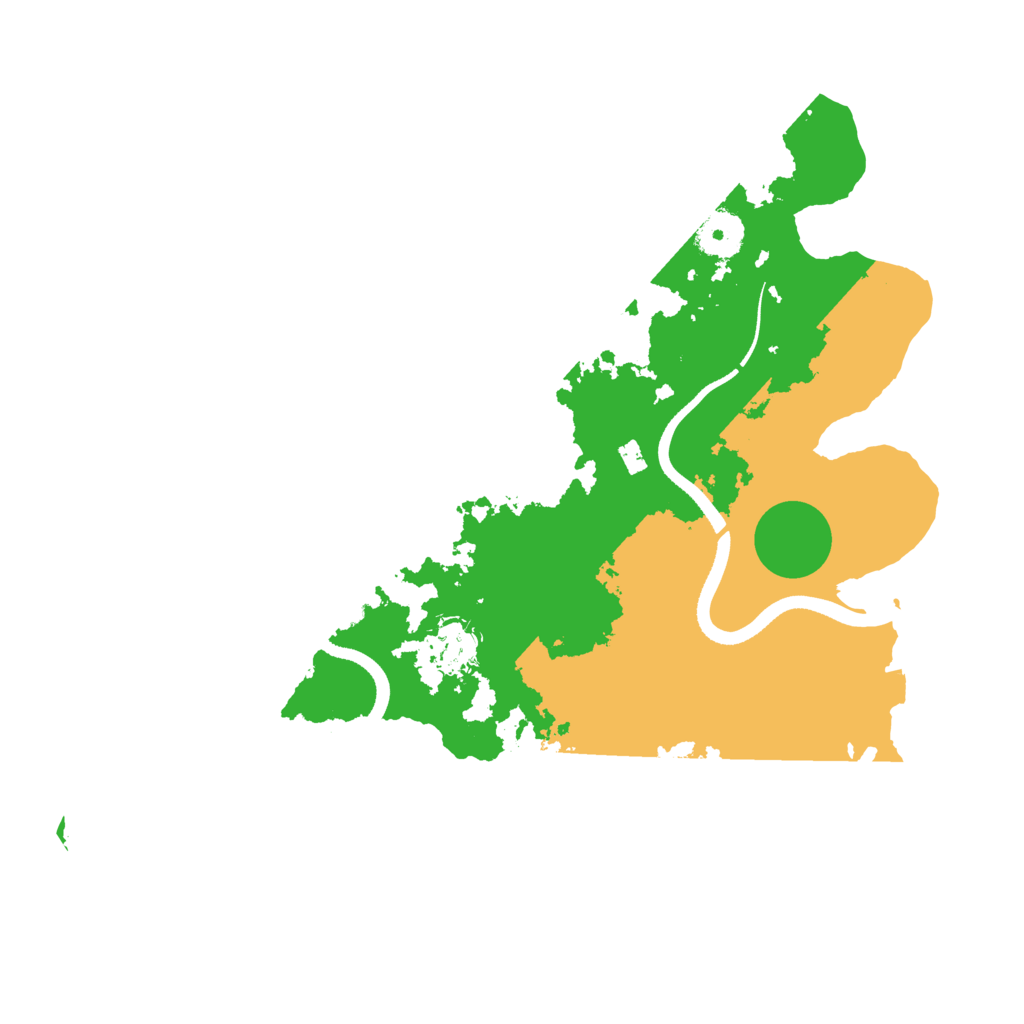 Biome Rust Map: Procedural Map, Size: 3500, Seed: 785217329