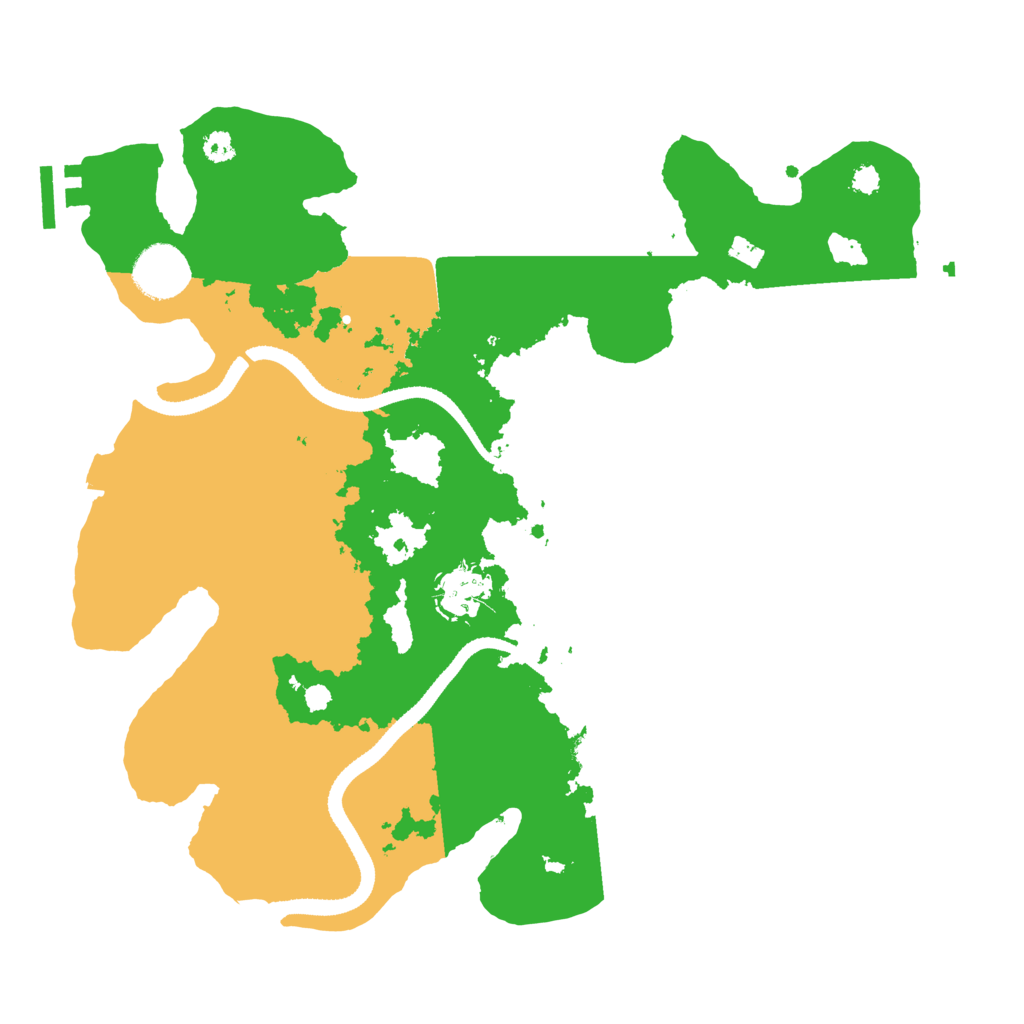 Biome Rust Map: Procedural Map, Size: 3300, Seed: 964794271