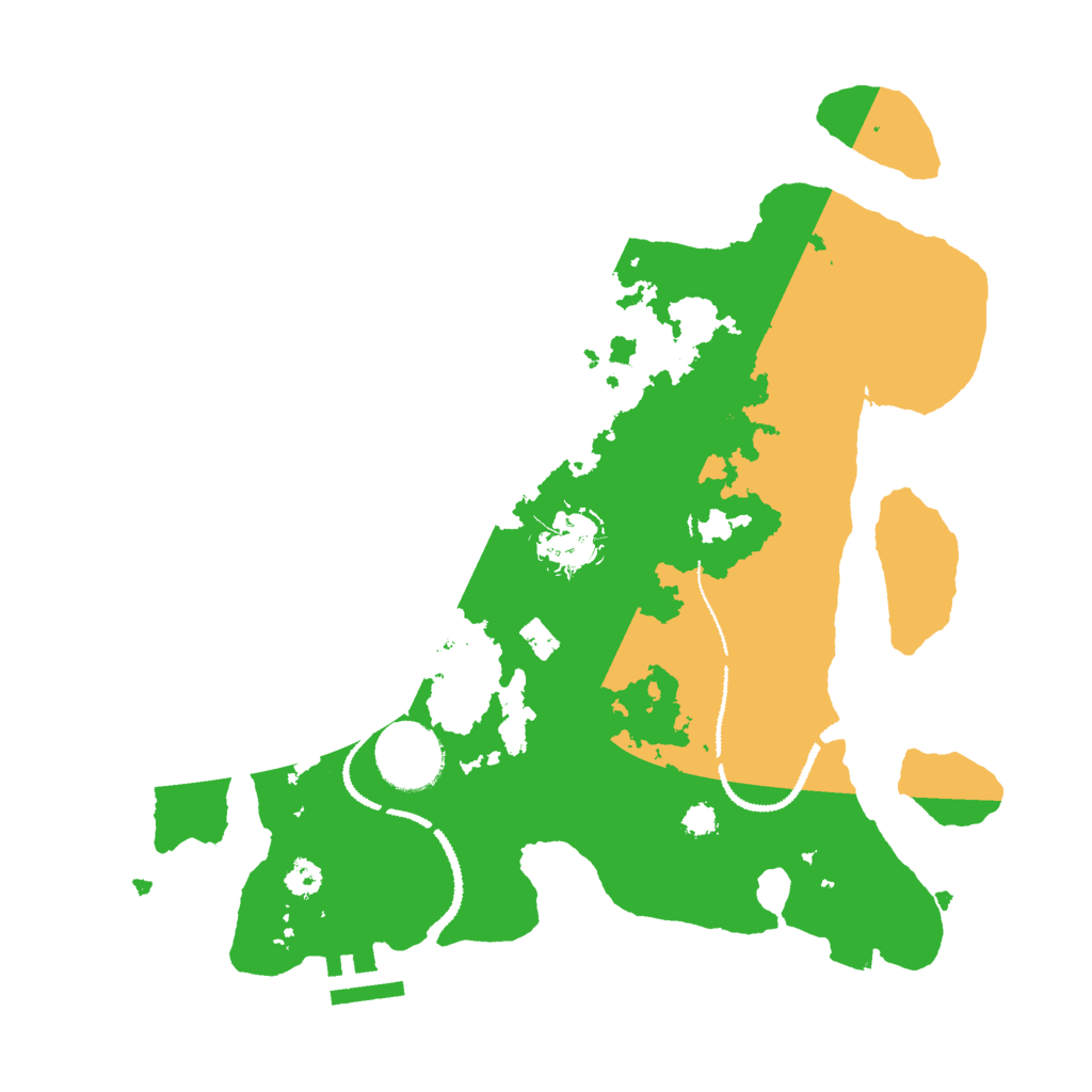 Biome Rust Map: Procedural Map, Size: 3000, Seed: 2089816597