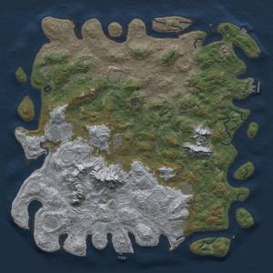 Thumbnail Rust Map: Procedural Map, Size: 5500, Seed: 1138890809, 19 Monuments