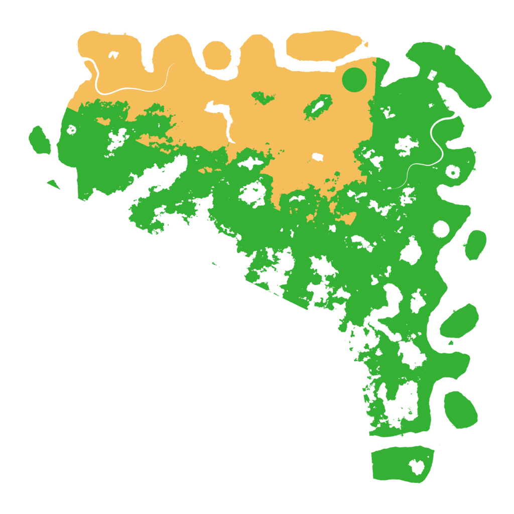 Biome Rust Map: Procedural Map, Size: 5500, Seed: 1138890809