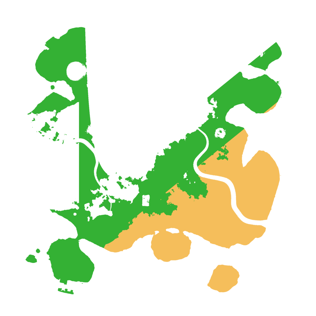 Biome Rust Map: Procedural Map, Size: 3000, Seed: 25963