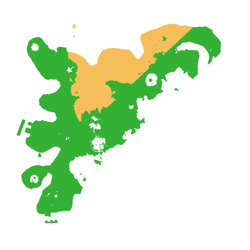 Biome Rust Map: Procedural Map, Size: 3000, Seed: 551852148