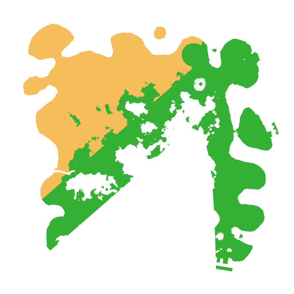 Biome Rust Map: Procedural Map, Size: 3500, Seed: 147121116