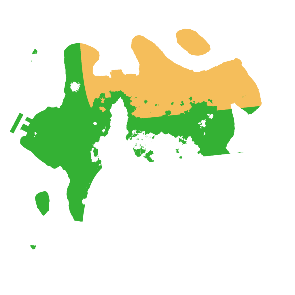 Biome Rust Map: Procedural Map, Size: 2800, Seed: 67890