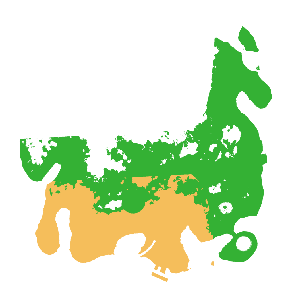 Biome Rust Map: Procedural Map, Size: 3500, Seed: 1461096827
