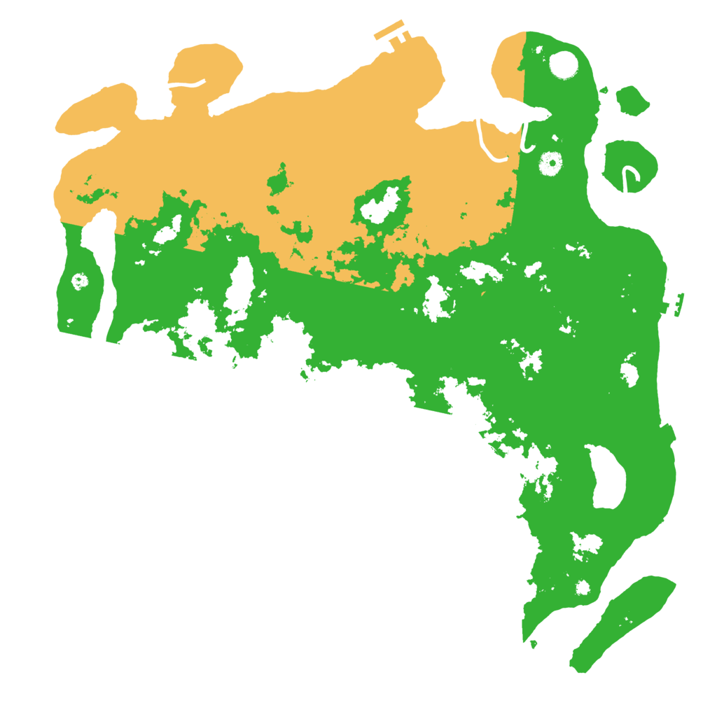 Biome Rust Map: Procedural Map, Size: 4500, Seed: 27572824