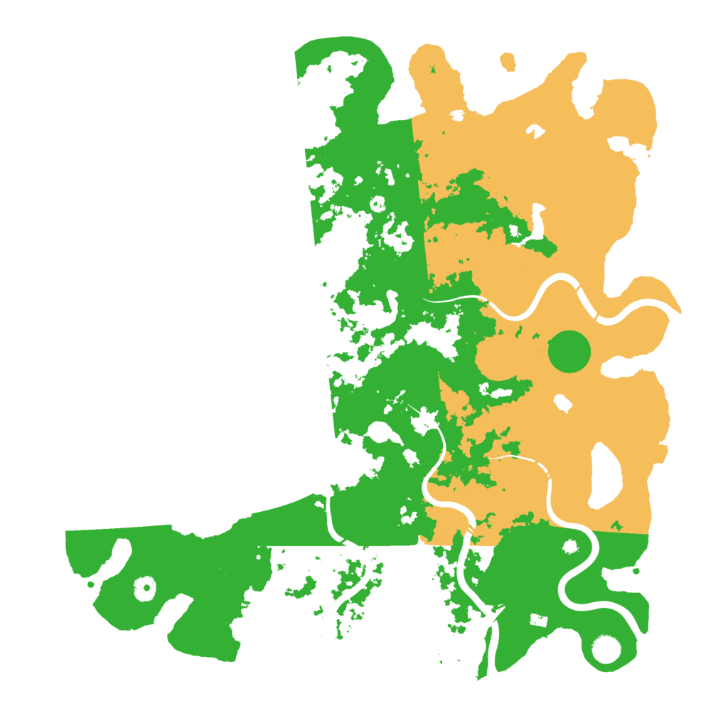 Biome Rust Map: Procedural Map, Size: 4500, Seed: 9785614