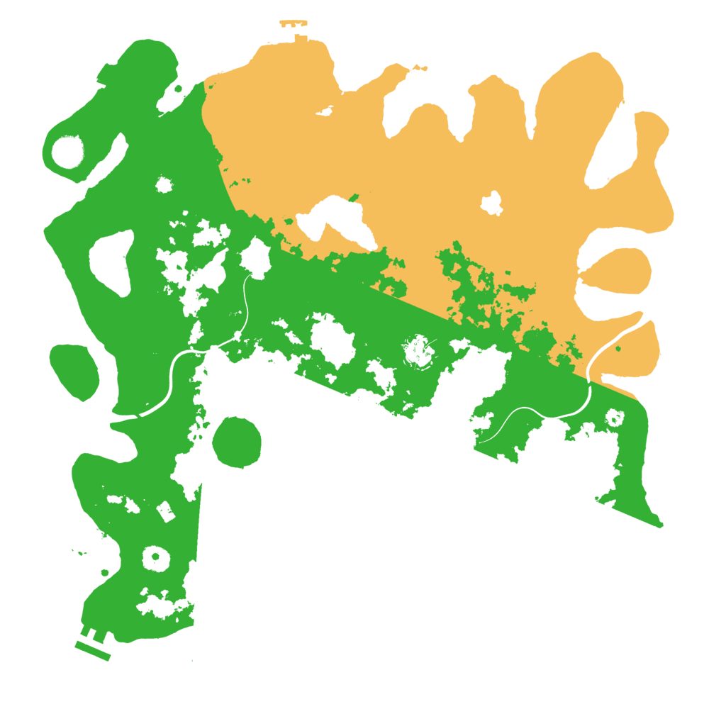 Biome Rust Map: Procedural Map, Size: 4000, Seed: 2147483637