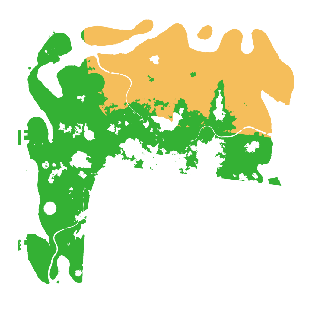 Biome Rust Map: Procedural Map, Size: 4250, Seed: 34253