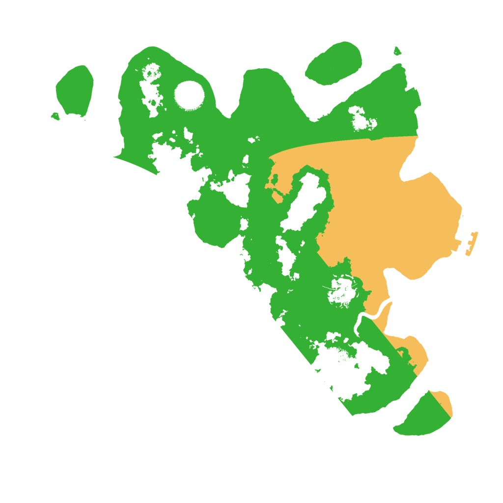 Biome Rust Map: Procedural Map, Size: 3000, Seed: 2468061