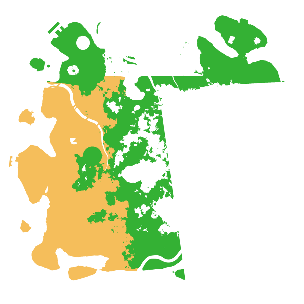 Biome Rust Map: Procedural Map, Size: 4250, Seed: 510378767