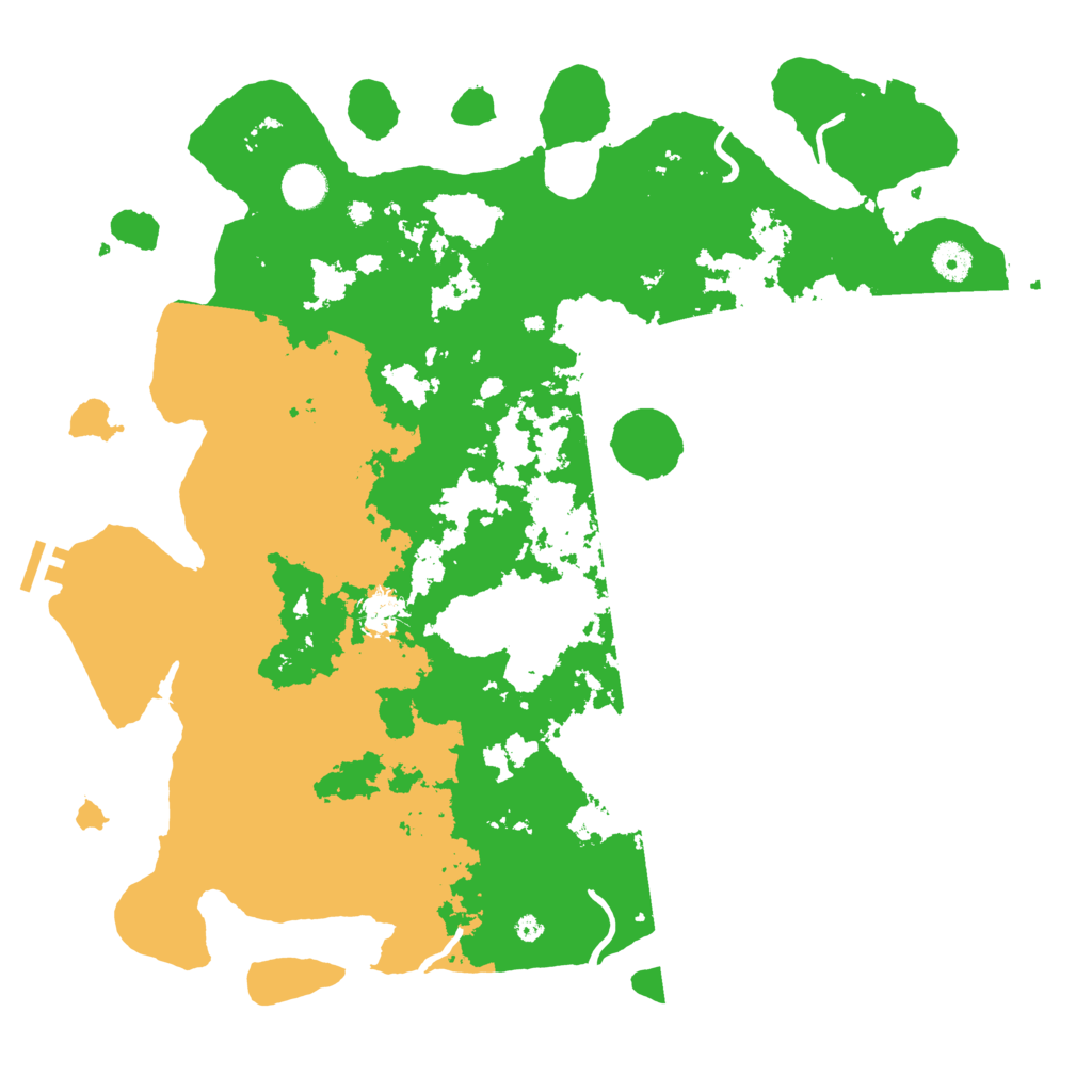 Biome Rust Map: Procedural Map, Size: 4250, Seed: 510378767