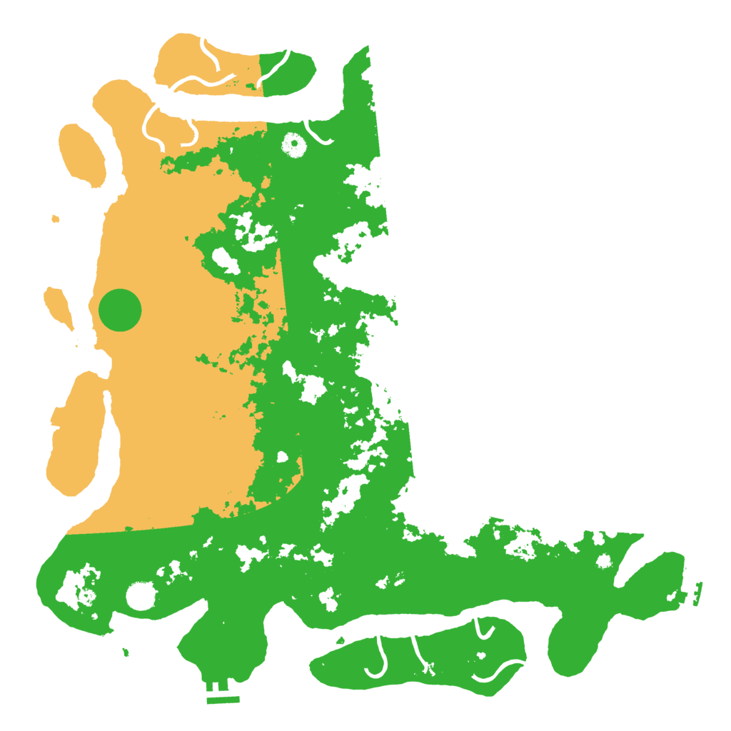 Biome Rust Map: Procedural Map, Size: 4500, Seed: 342225747