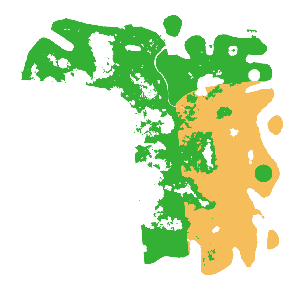 Biome Rust Map: Procedural Map, Size: 4500, Seed: 1705844902