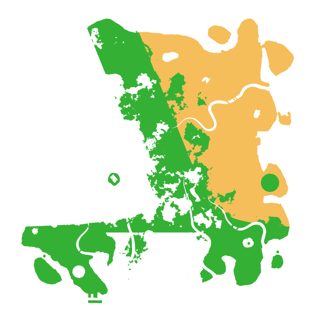 Biome Rust Map: Procedural Map, Size: 4500, Seed: 754038