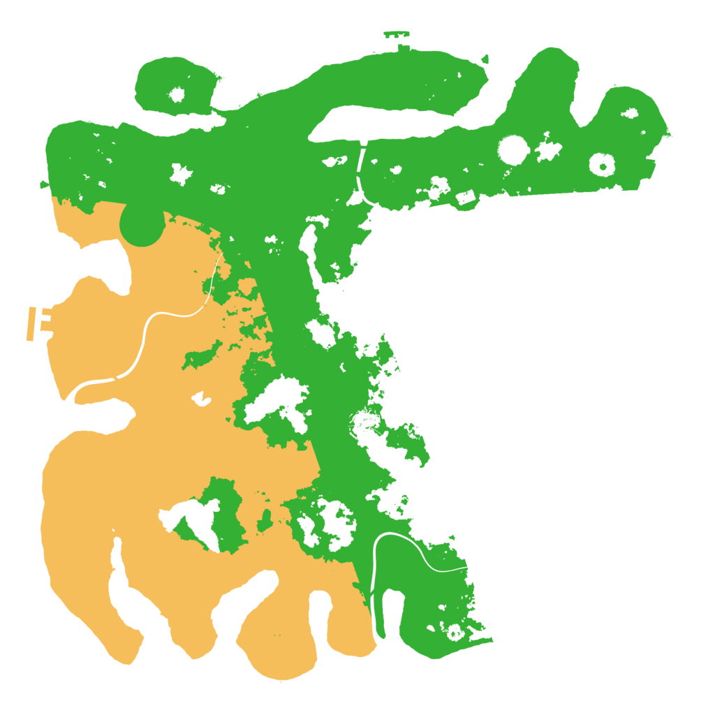 Biome Rust Map: Procedural Map, Size: 4250, Seed: 49176299