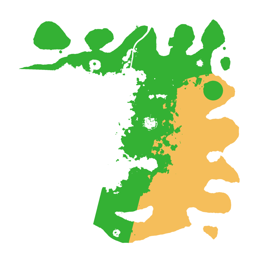 Biome Rust Map: Procedural Map, Size: 3500, Seed: 1871372257