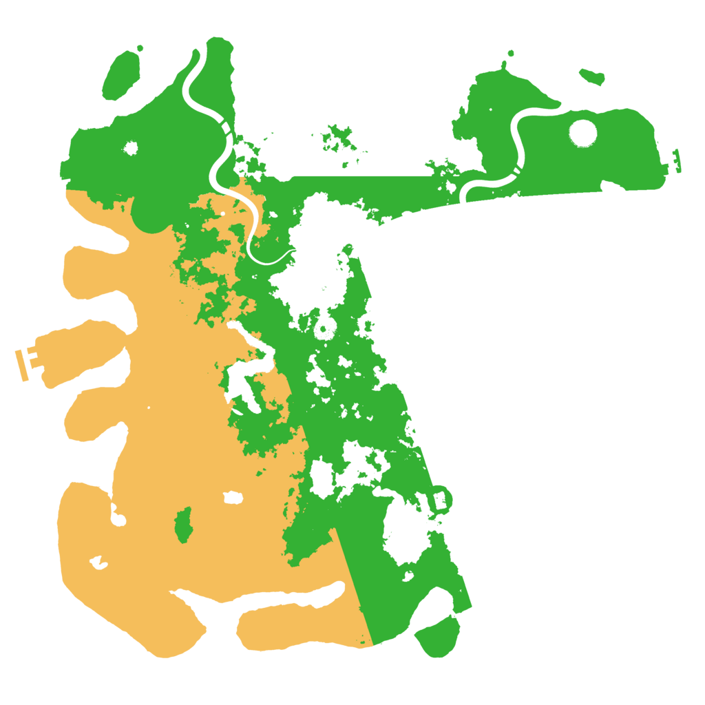 Biome Rust Map: Procedural Map, Size: 4500, Seed: 321079796